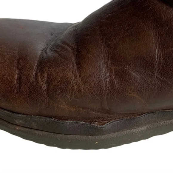 UGG Elsa Women's Waterproof Wool Blend/Leather Tall Boots Size 5 Chestnut Brown - Picture 13 of 14